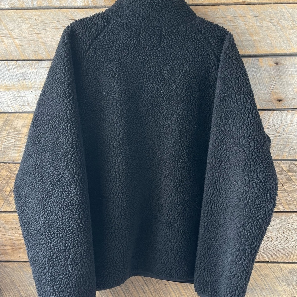 Disney Fleece Jacket Adult Large Black Mickey Mouse Full Zip Embroidered Lined - Picture 4 of 13